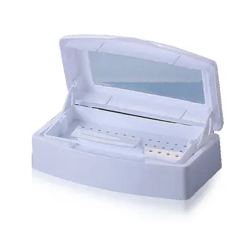 

Alcohol Disinfection Box Sterilizer Tray Box Salon Nail Metal Tools Disinfector Manicure Implement Alcohol Disinfection Box
