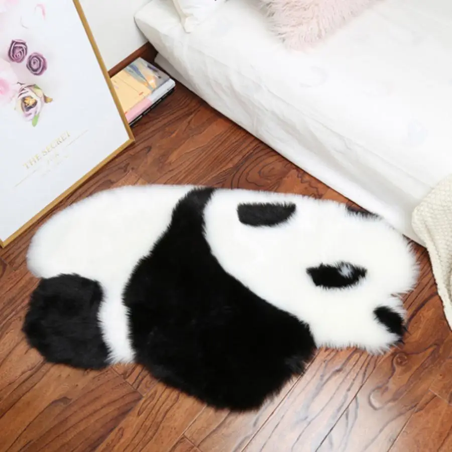 Tapis 80x43 см ковер для дома, столовой, напольный коврик, пушистый ковер для украшения спальни, меховой ковер
