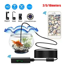 Область отверстия эндоскоп камера водонепроницаемая жесткая линия беспроводной Wifi 1200P для Android iPhone