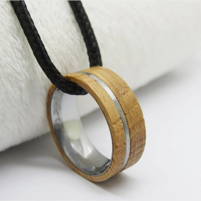 Classic Wedding Party Ring Shiny Silver Color Tungsten With Wood Ring Women Wedding Classic Jewelry  Engagement Party RING