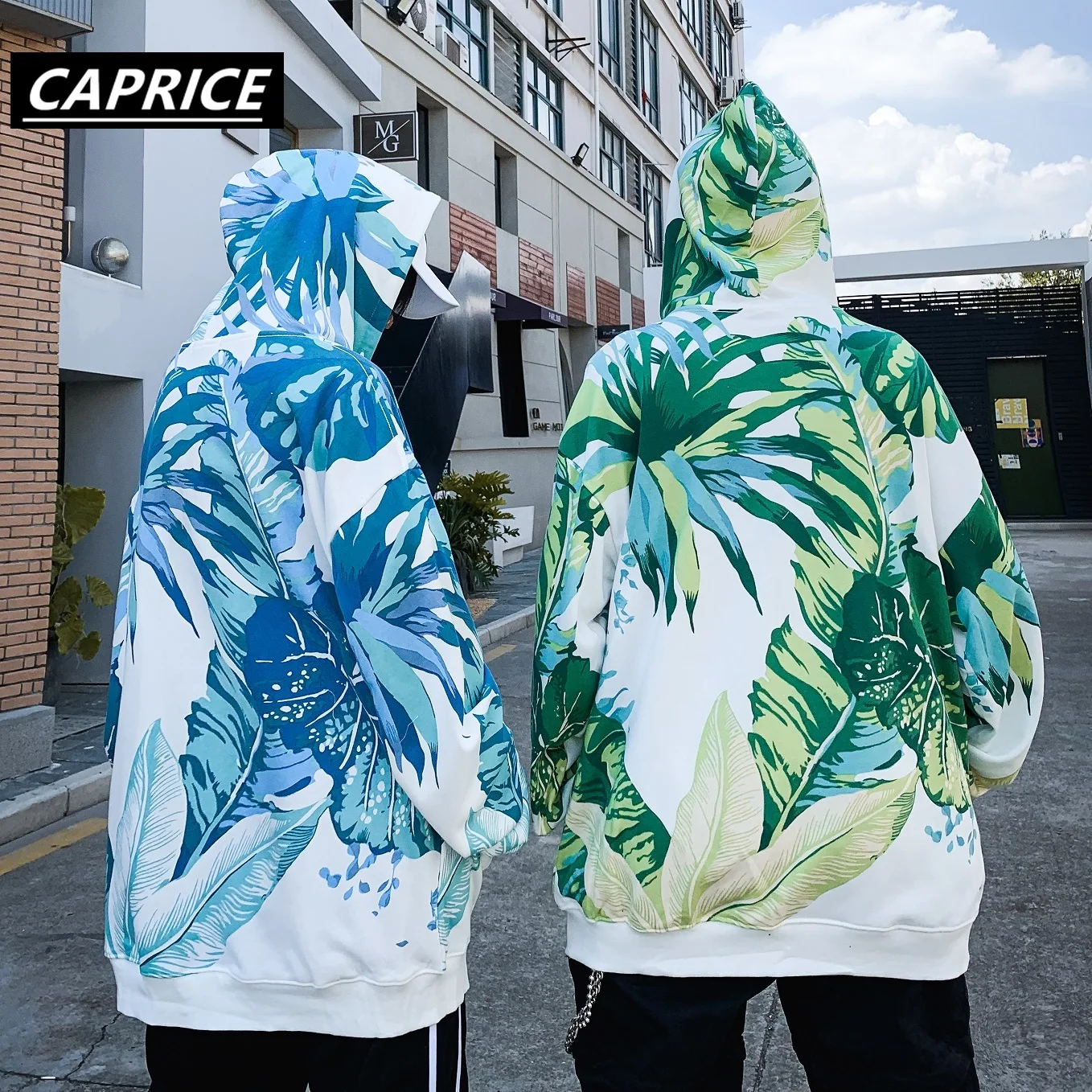 Hip Hop Banana leaf Hoodies Mens Autumn Casual Pullover Sweats Hoodie Male Fashion Skateboards zipper Sweatshirts