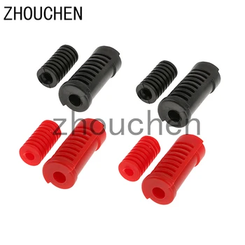 

8X Rubber Motorcycle Shifter Cover Footrest Pedal Long + Short