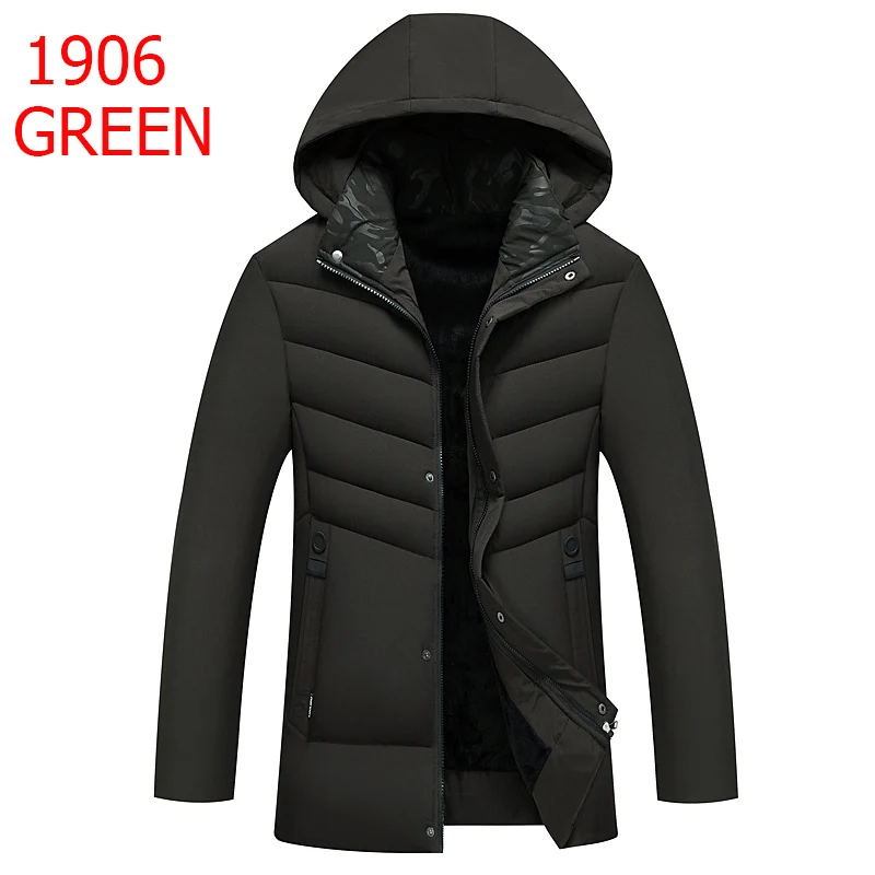 New Winter Jacket Men-30 Degree Thicken Warm Men Parkas Hooded Fleece Man's Jackets Outwear Cotton Coat Parka Jaqueta Masculina