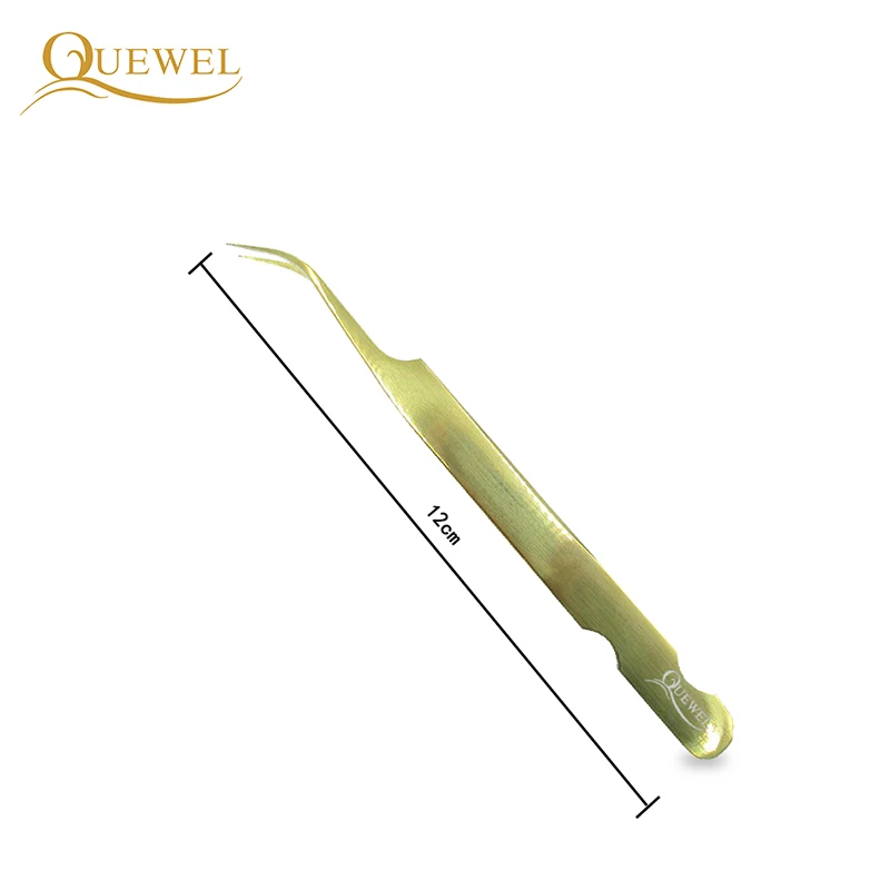 Quewel Пинцет для наращивания ресниц для объема ресниц из нержавеющей стали, 1 шт., точный Пинцет для красоты, точные инструменты для макияжа - Цвет: Quewel 3