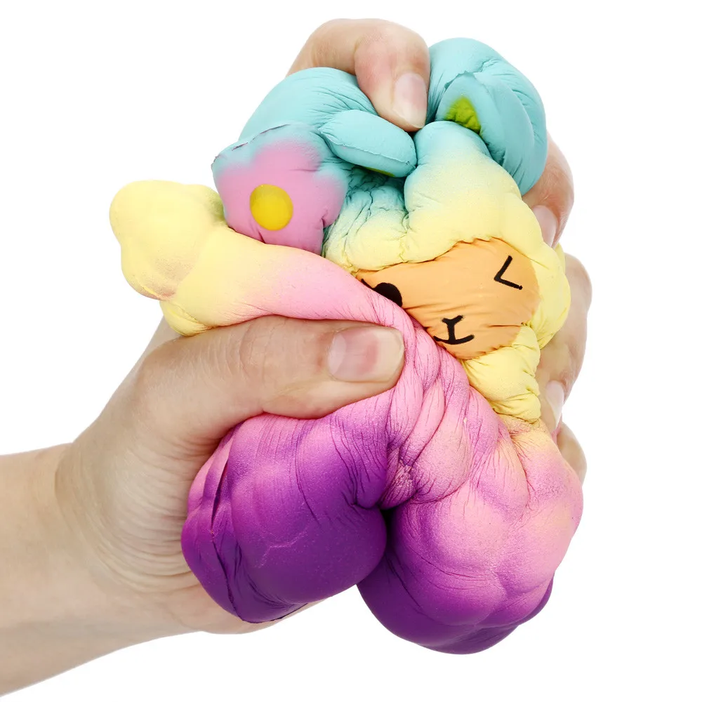 Мягкие игрушки Kawaii Jumbo Sheep мягкие милые альпаки супер медленно поднимающиеся ароматизированные забавные игрушки для животных антистресс снятие стресса
