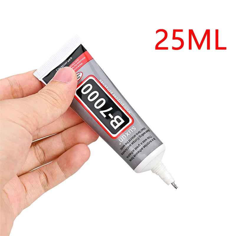 

1 Pc 25ml Best B-7000 Multi Purpose Glue Adhesive Epoxy Resin Diy Crafts Glass Touch Screen Cell Phone Super Glue B7000 Nail Gel
