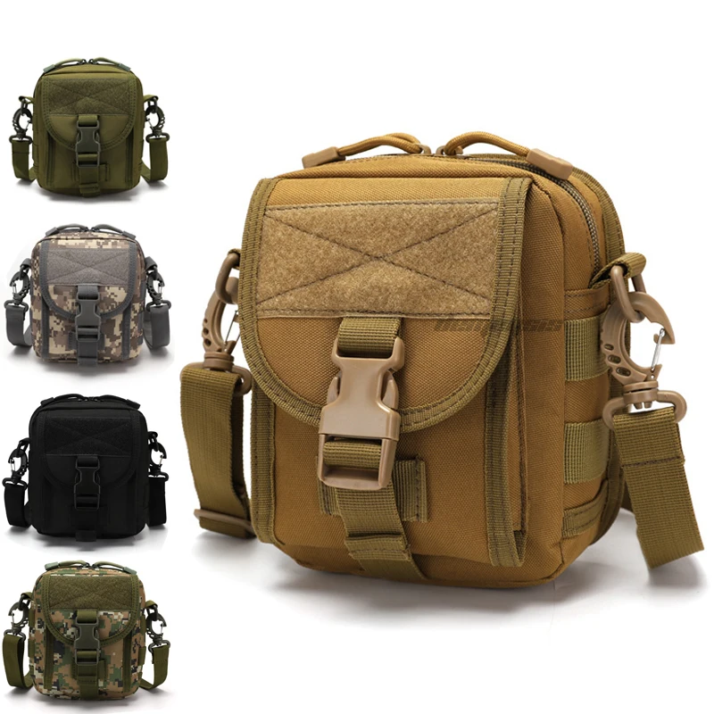 Военные тактические сумки на плечо Molle водонепроницаемые уличные поясные для