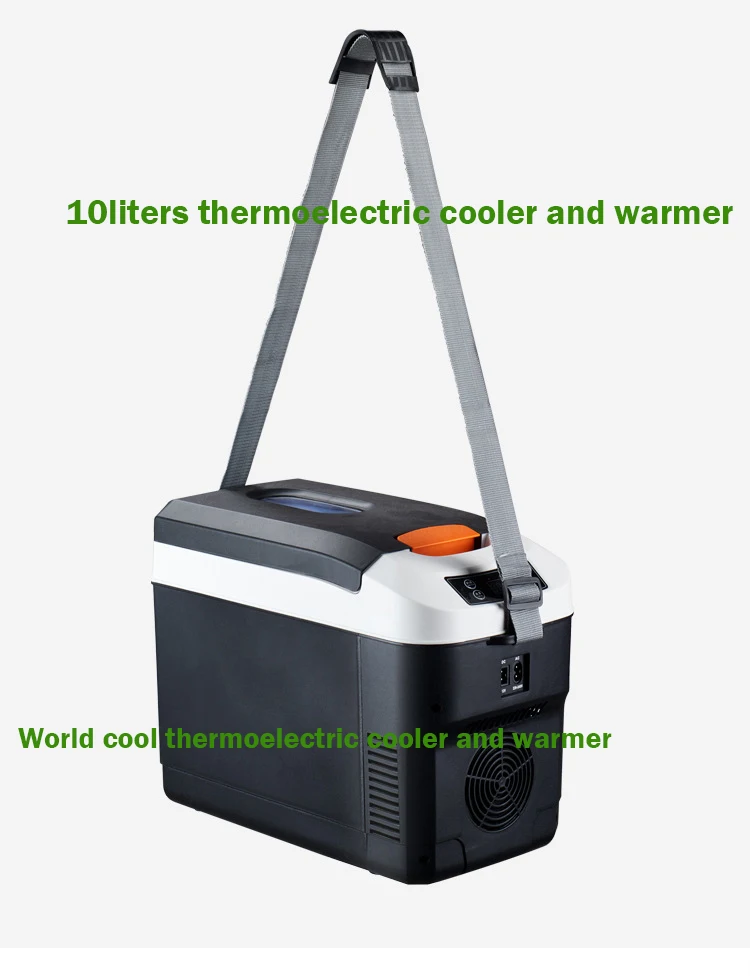 10л AC и DC12V Термоэлектрический охладитель грелка морозильная камера портативный