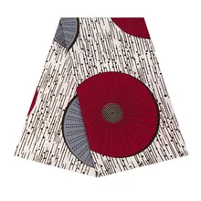 Круговой принт африканская настоящая голландская восковая ткань для вечерние платья 6 ярдов швейная ткань батик ткань новая настоящая вощеная ткань Анкара