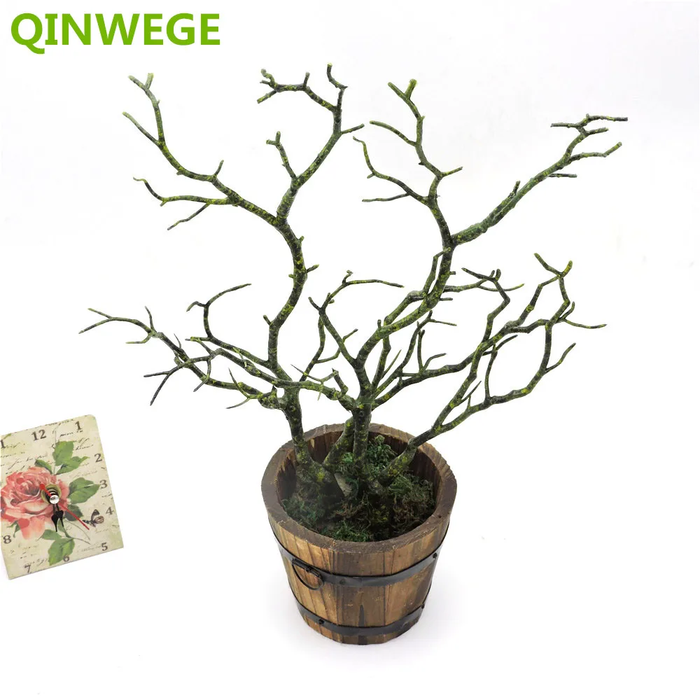12pcs 36cm Manzanita Dry Artificial Plant Tree Branch Wedding Home Church Decor No Pot Vase | Дом и сад
