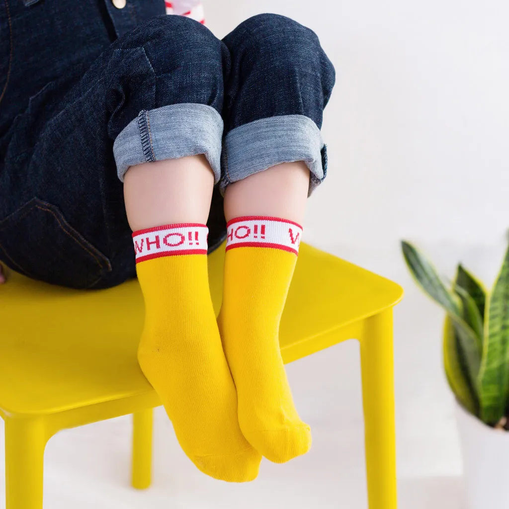 Happy socks/партия, 5 пар, вязаные хлопковые детские носки с принтом для маленьких девочек высокое качество,#4