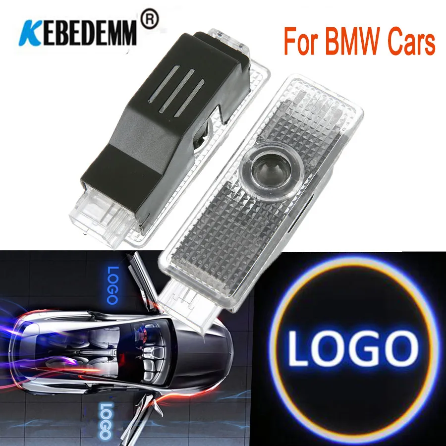 2xFor BMW-3 5 7 Series E65 E66 F01 F02 E92 M3 E90 F10 F30 E60 M5 X1 X3 X4 X5 X6 Led Car Door Light Projector Logo Welcome | Автомобили и