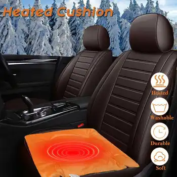 

USB 5-12V Car Electric Heating Cushion Heating Seat Home Constant Temperature Warmer Heaters Heated Pad Soft Cover Seat Cushion