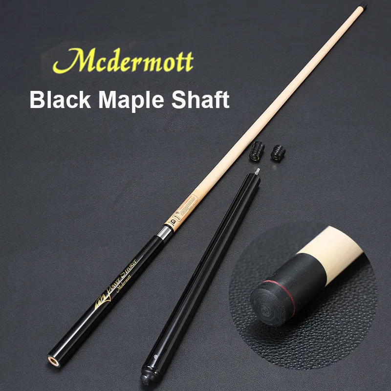 Black-Maple McDermott биток 13 мм наконечник клен/зольный вал прыжок кий красный/черный/синий цвета Варианты профессиональный удар прыжок кий Новое поступление - Цвет: Black-Maple