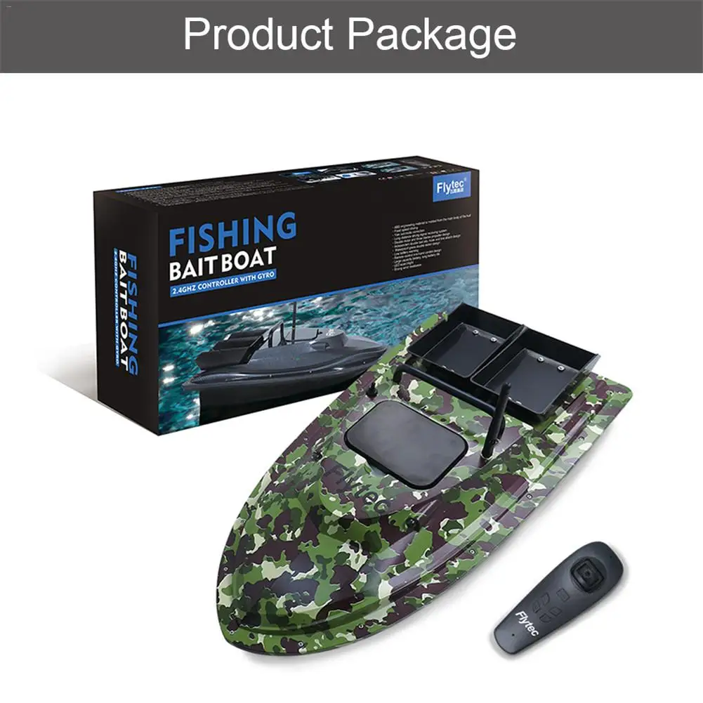

500M Intelligent Flyteces Generation Fishing RC Baits Boat Toy Duales Motor Fish Finder Remote Control Fishing Speed Boat
