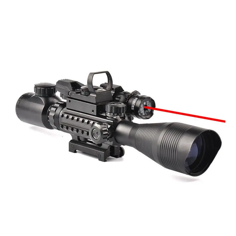 BSA OPTICS ST Tactical Optic Rifle Air Sight Illuminated Riflescope 4-16x44
