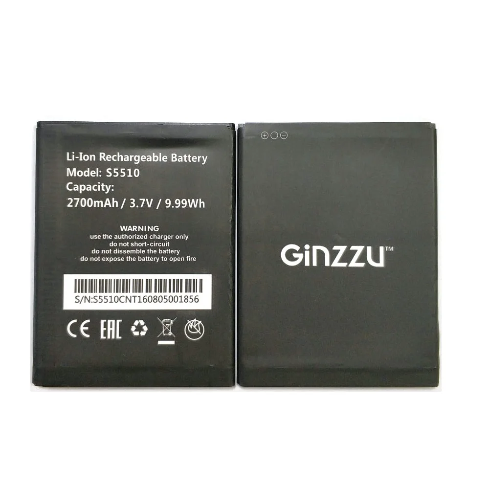 Новый высококачественный аккумулятор Ginzzu S5510 3 7 в 2700 мАч для | Мобильные телефоны