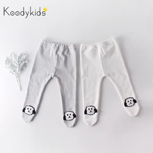 Koodykids/Новинка года; детские колготки; сезон весна-осень; детские леггинсы с вишенками; модные леггинсы для маленьких девочек; носки; штаны; сезон весна-От 0 до 2 лет