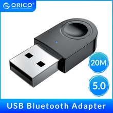 ORICO USB Bluetooth-Compatible Adapter Dongle 5.0 Portable Receiver Transmitter for Windows 7/8/10 PC Laptop Keyboard