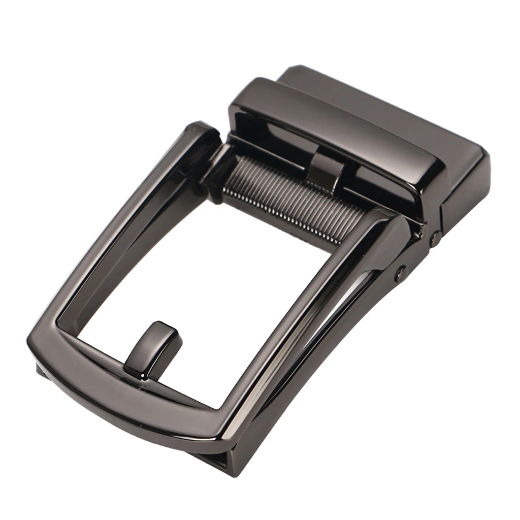 Durable Metal Alloy Ratchet Belt Buckle, Automatic Slide Buckle Replacement for Belt Strap 3.5cm