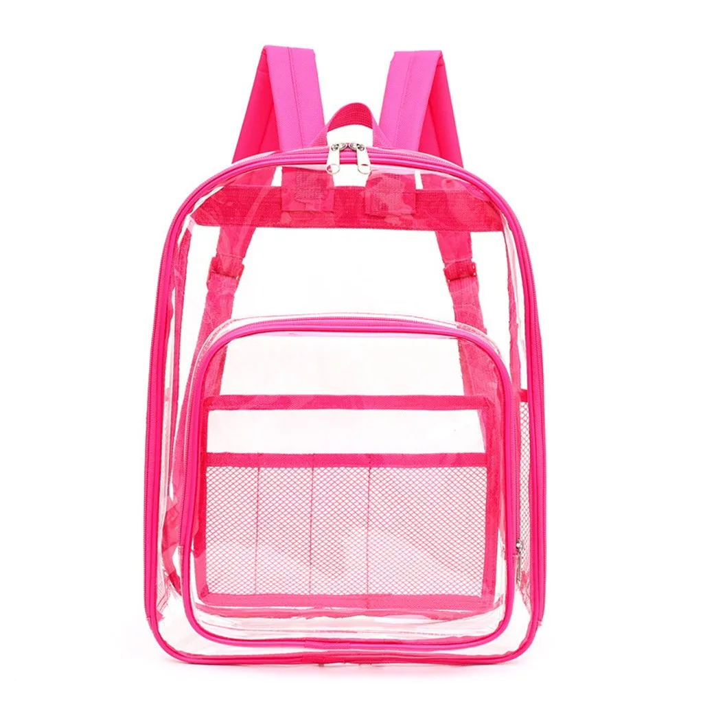 H30 Модный женский прозрачный рюкзак, школьные сумки для девочек-подростков, высококачественный Женский рюкзак, Sac A Dos