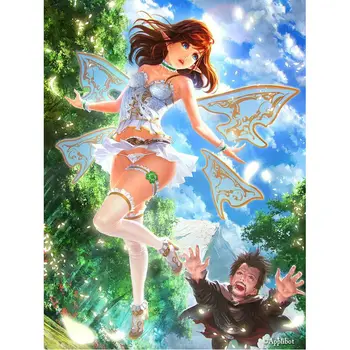 

5D DIY Diamond embroidery Cartoon fairy diamond painting Cross Stitch full square drill Rhinestone mosaic puzzle home decor