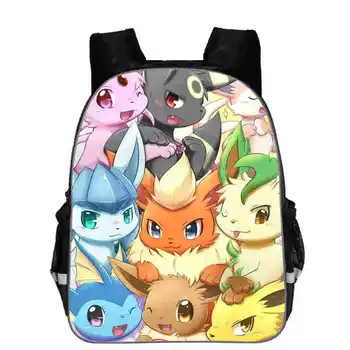 

Fashion Kindergarten School Backpacks Pokemon Pikachu 3D Print Kids Book Backpack Shoulder Rucksack Students Boys Schoolbag