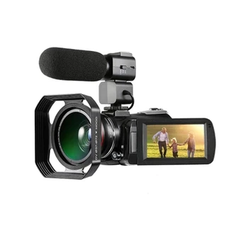 

ORDRO AC3 4K WiFi Digital Video Camera Camcorder DV Recorder 24MP 30X Zoom IR Night Vision 3.1 Inch IPS LCD Touchsn with 2Pc