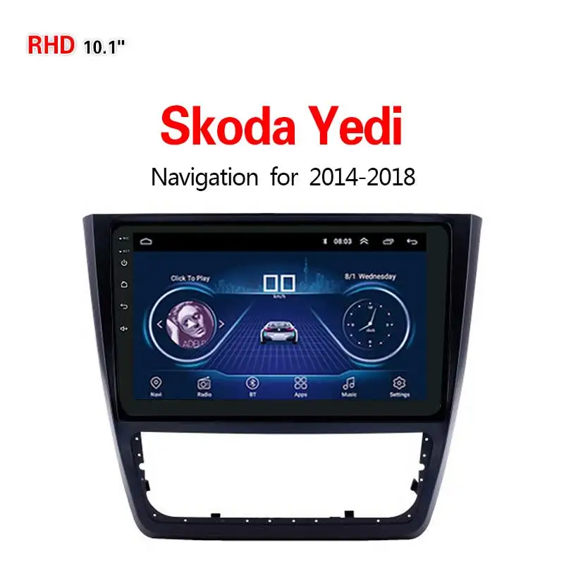 

Lionet GPS Navigation for Car Skoda Yedi 2014-2018 10.1Inch RV1021Y