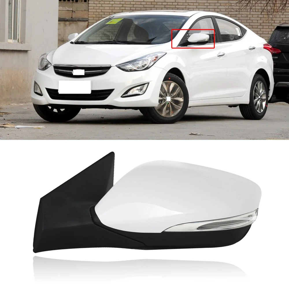 CAPQX для Hyundai Elantra 2012 2013 2014 2015 2016 автомобильное внешнее зеркало заднего вида с