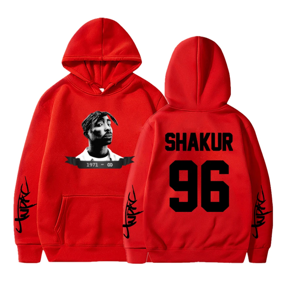 Sudadera con capucha de rapero Tupac 2pac para hombre y mujer, masculina de  estilo Vintage ropa de calle, jersey de gran tamaño a la moda, color negro,  nueva - AliExpress