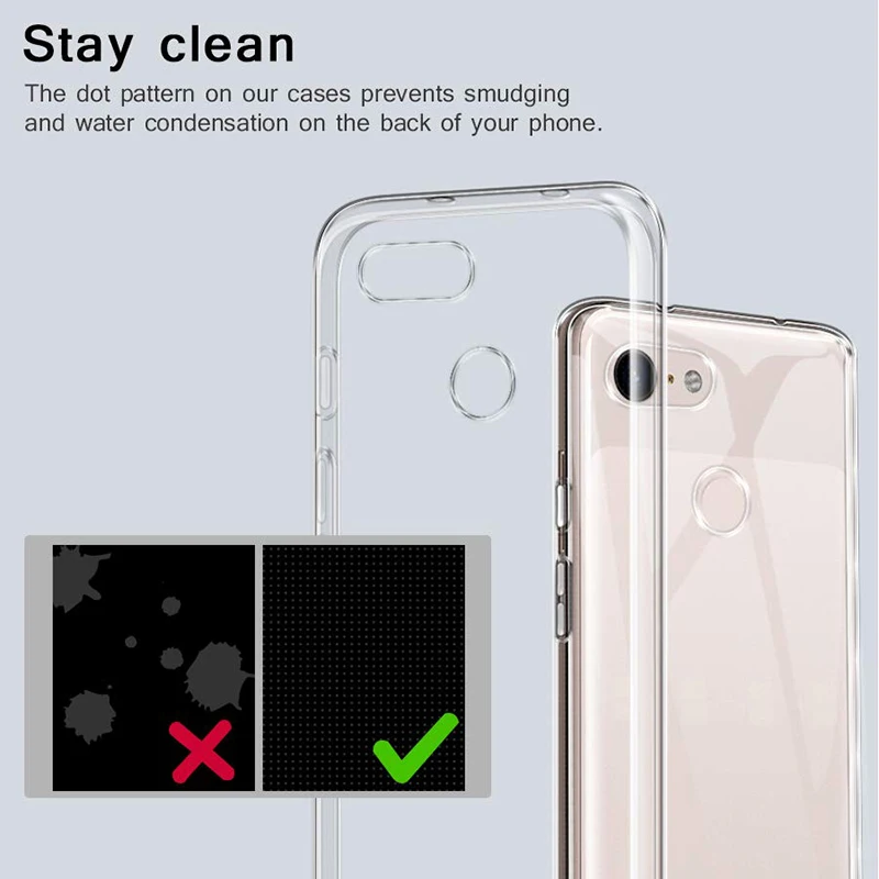 Прозрачные мягкие силиконовые чехлы для телефонов Google Pixel 3A XL 3 Lite задняя крышка