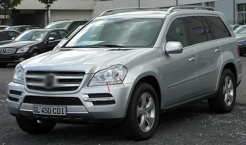 Wifi беспроводной RGB многоцветный светодиодный Angel Eye Halo Кольца для Mercedes Benz gls Class X164 GL320 GL350 GL420 GL450 GL550 2007-2012