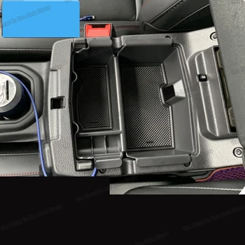 

Lsrtw2017 for Jeep Wrangler 2018 2019 2020 JL Car Armrest Storage Plate Box Trims Interior Accessories