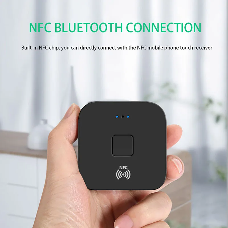 Bluetooth 5,0 NFC 3,5 мм адаптер приемник для ТВ джек Aux Беспроводная Автомобильная Колонка BT аудио приемник для телефона планшета ноутбука