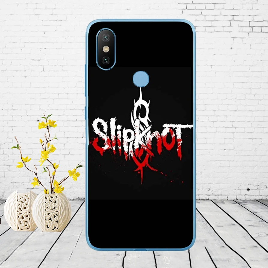 277DD Горячая Slipknot рок Мягкий силиконовый чехол для Xiao mi Red mi 6 6a mi 8 a2 lite note 5 6 pro 7 Case