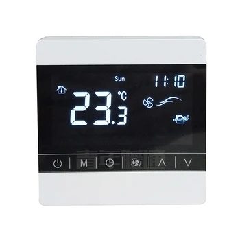 

Central Air Conditioning Thermostat Intelligent Fan Coil WiFi Remote Control Panel Floor Heating Two-in-one Linkage Switch