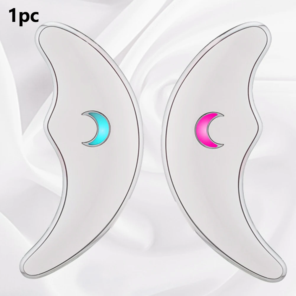 Neck Tool Scraping Lifting Gua Sha Heat Vibration Tightening Face Massager Eyes Anti-aging Mini Anti Wrinkle Back Legs