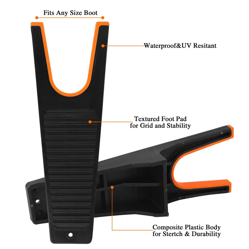 1 шт. 2 шт. Съемник ботинка съемник для ковбоя, болотные сапоги и сапоги для верховой езды с резиновой рукояткой инкрустация обувь для удаления оборудования