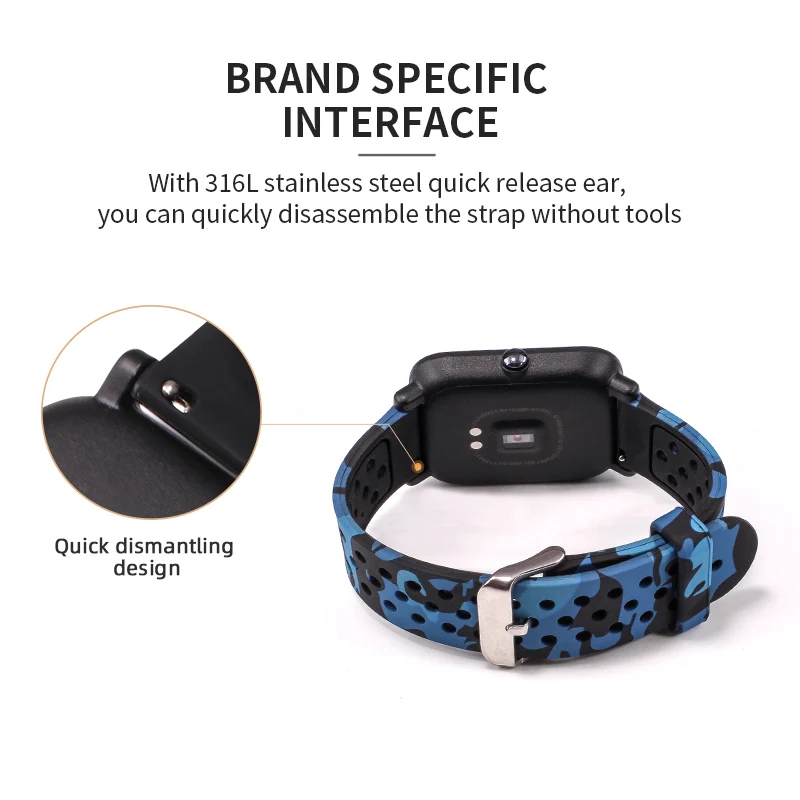 BOORUI для xiaomi Amazfit ремешок bip 20 мм силиконовый спортивный amazfit bip ремешок для часов дышащие аксессуары bip amazfit ремешок