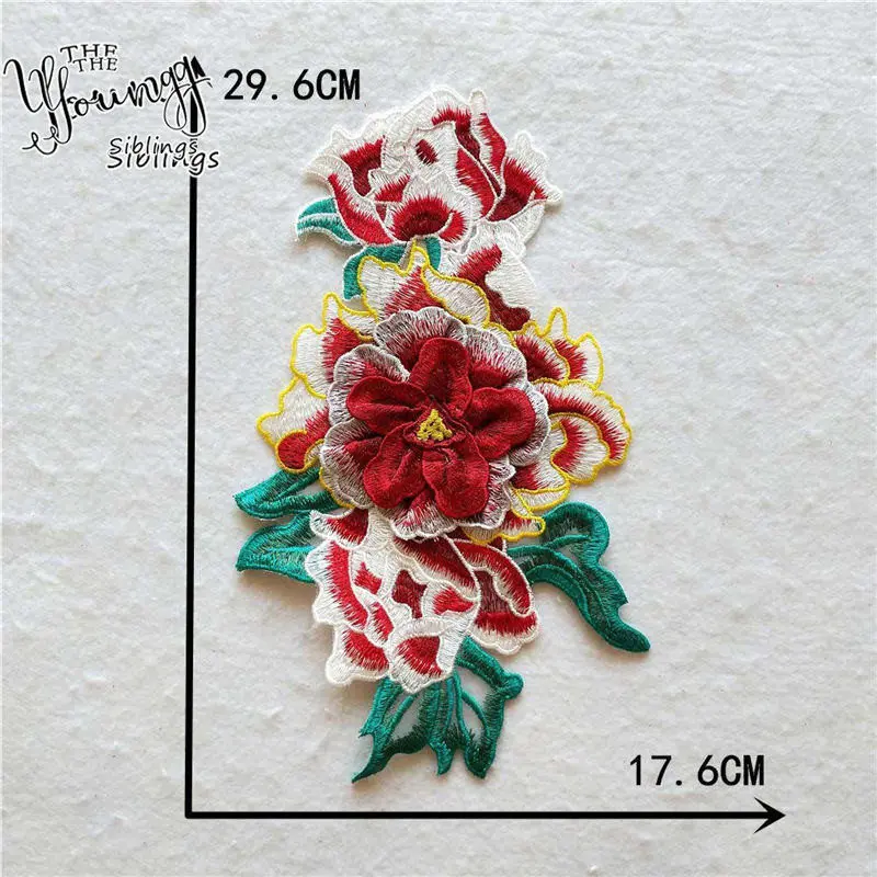 Высокое качество красивый 3D цветок кружевной воротник вышивка кружевная аппликация декольте DIY Швейные принадлежности для декора аксессуары - Цвет: YL940