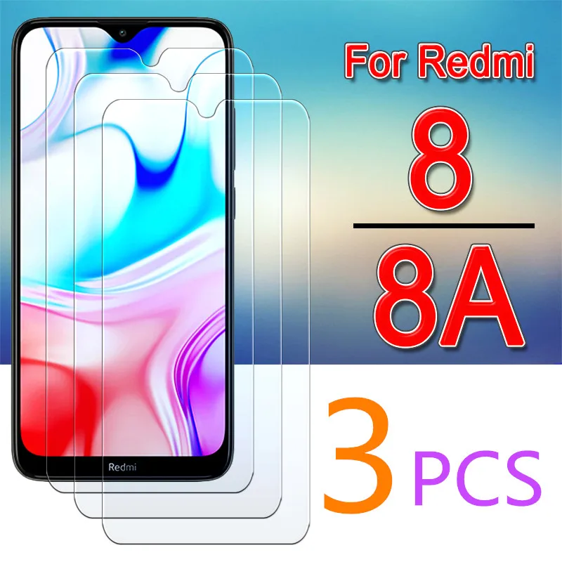 note8 pro redmi 8 glass protective for xiaomi readmi 8a 8 a Screen Protector Redmi8 redmi8a a8 armored safety Tempered Glas 3pcs afbeelding