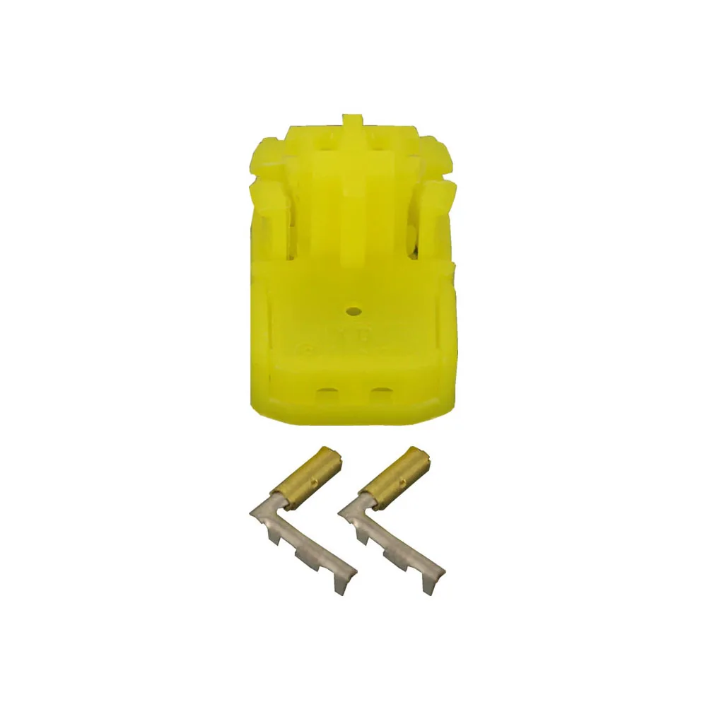 

5PCS 2 yellow plug hole airbag airbag two mating connector terminals DJ7027Y-0.6-21