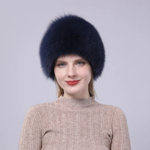 Новинка,, женская зимняя шапка с лисой, шапка-ведро, женская шапка, Sombrero Mujer, Модный женский берет для отдыха - Цвет: color7