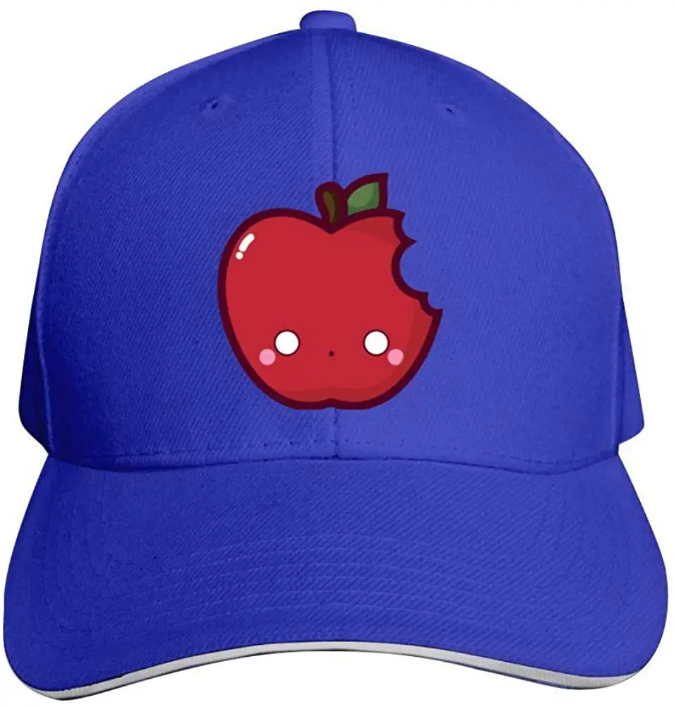 Kawaii Apple унисекс Бейсболки Регулируемая остроконечная шляпа сэндвич