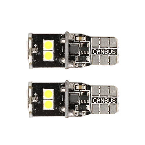 Areyourshop 6 Вт 3030 белый 12 В светодиодный Canbus без ошибок боковое освещение лампочка для DC12volts лампочка для машины аксессуары - Испускаемый цвет: 2 pcs