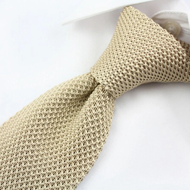 Men-s-Fashion-Solid-Tie-Knit-Knitted-Tie-Plain-Necktie-Narrow-Slim ...