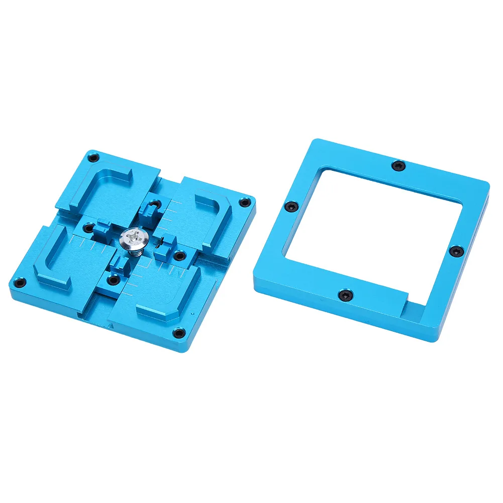 Single Frame Template Stencil Welder Kits 80 x 80mm Rework Station Kit BGA Reballing Rework Station for BGA Single Frame Template Stencil Welder Kits 80 x 80mm Rework Station Kit BGA Reballing Rework Station for BGA