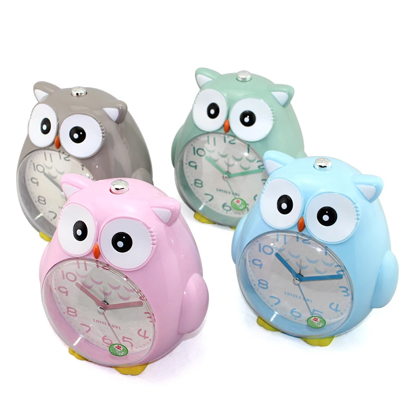 

Owl Alarm Clocks Luminous Music Snooze Children Alarm Clock Creative Cute Cartoon Owl Alarm Clock Home Room Decor Despertador