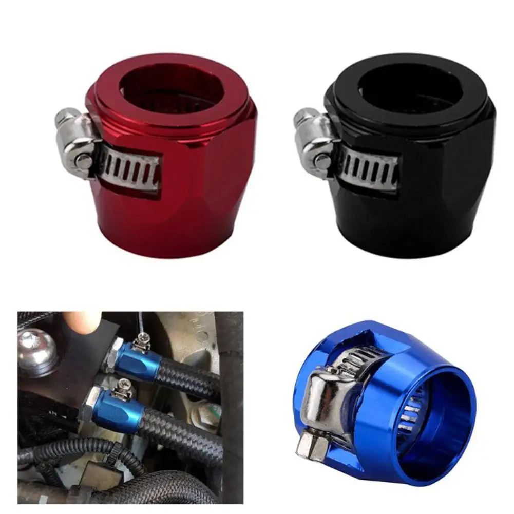

AN4 AN6 AN8 AN10 AN12 Car Hose Finisher Clamp Radiator Modified Fuel Pipe Clip Buckle